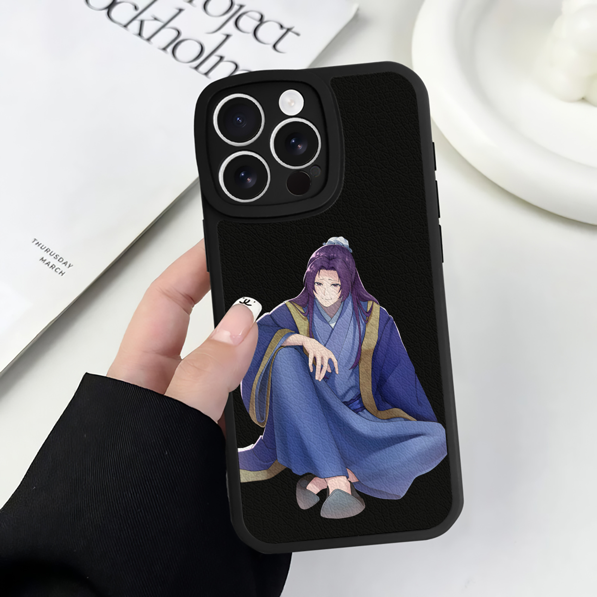 薬屋のひとりごと The Apothecary Diaries 【iPhone 16シリーズ対応】シリコンスマホケース（レザー調） 材質：シリコン